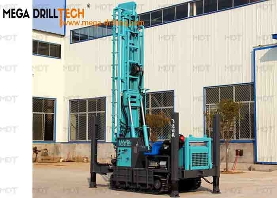 equipamento de perfuração hidráulico de Rig For Water Well Crawler da perfuração giratória da esteira rolante da profundidade de 280m