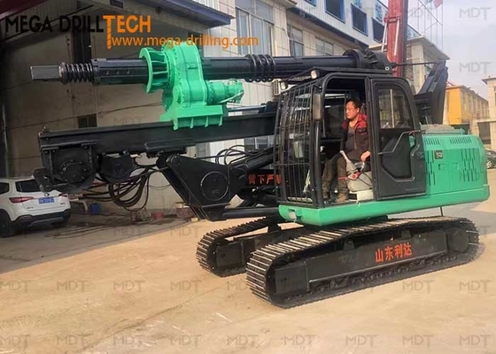 máquina de perfuração furada 20m 88KW/2400r/min de Micropile da tubulação