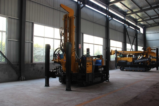 Caixa de engrenagens de fundição integrada Rig de perfuração comercial de poços de água com motor Yuchai