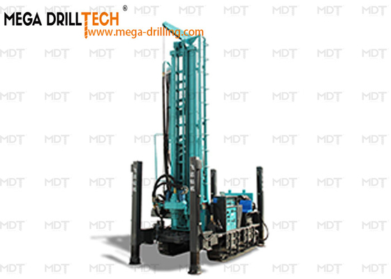 Estação de perfuração hidráulica de poço de água com motor turboalimentado Yuchai de 75 kW
