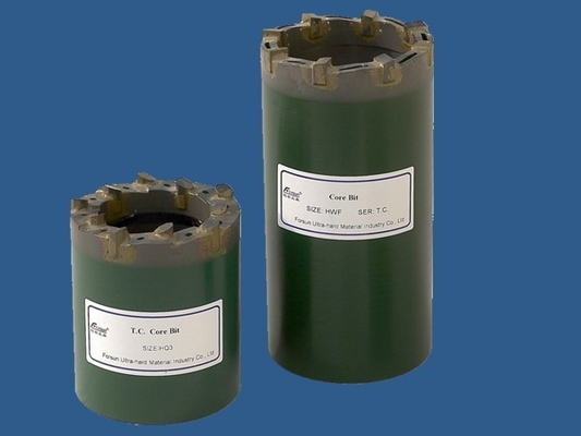 Brocas de núcleo de carboneto de tungstênio de 150 mm Uso de investigação de solo