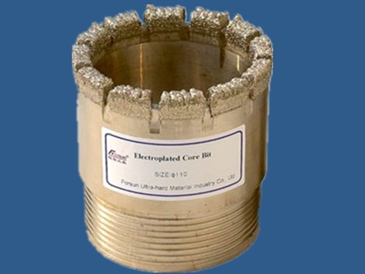 Brocas diamantadas impregnadas duras Brocas diamantadas galvanizadas