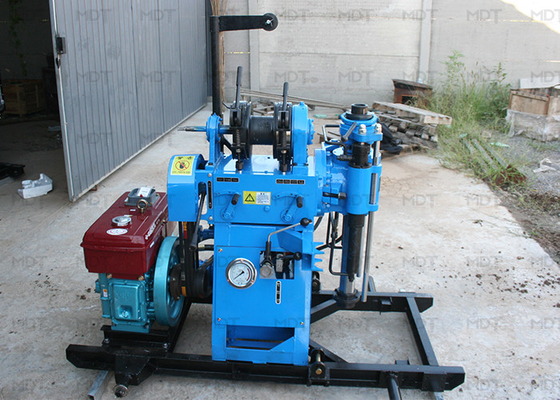 Máquina de perfuração de geoengenharia rotativa e de percussão para ensaios e levantamentos de solos