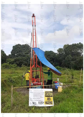Máquina de perfuração de investigação de solo de 300 mm de diâmetro para exploração de mineração