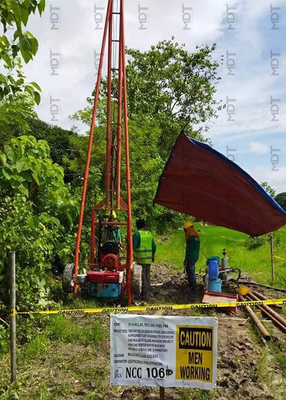 Máquina de perfuração de investigação de solo de 300 mm de diâmetro para exploração de mineração