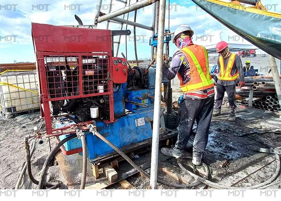 Equipamento de perfuração de eixo com certificação ISO9001 200 m de profundidade para construção
