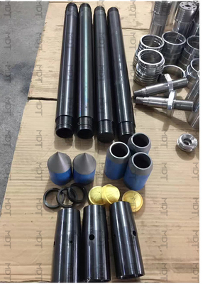 Barril de núcleo de perfuração multifuncional 610 mm cor preta para solo