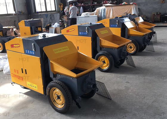 Máquina robótica de concreto projetado de bomba dupla de 8m³/H para construção