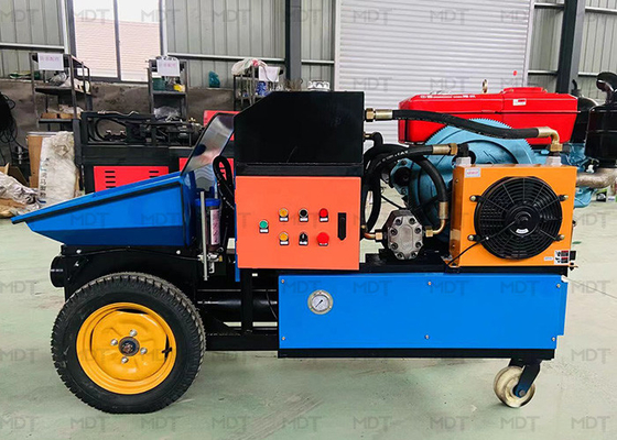 Máquina do Shotcrete da mistura de MDT-15 Mini Portable Self Loading Wet