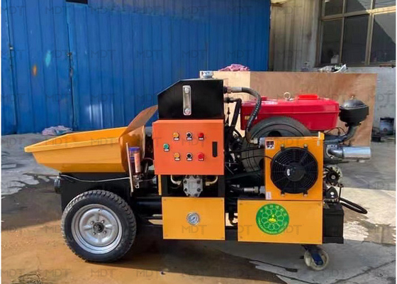 ISO9001 certificou o ³ /H da máquina 6-8m do misturador de Mini Shotcrete Machine Self Loading