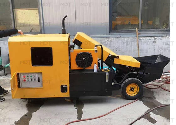 Máquina misturadora de concreto universal amarela 380V padrão ISO9001