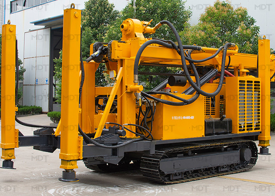 Máquina de furo boa profunda hidráulica do equipamento de perfuração 400m da esteira rolante de MDT 5