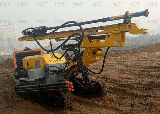 Máquina de perfuração DTH de alta pressão de ar rotativo flexível alta capacidade de escalada