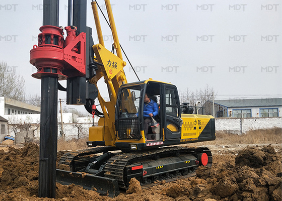Plataforma de Estaqueamento Rotativo Hidráulico de 30m de Profundidade 86KW para Fundação