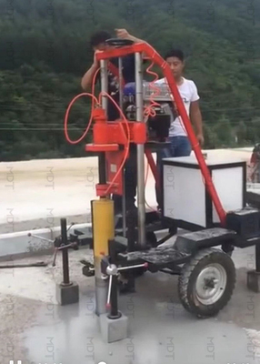 tipo máquina do reboque de 700mm da compressão do concreto para testes concretos
