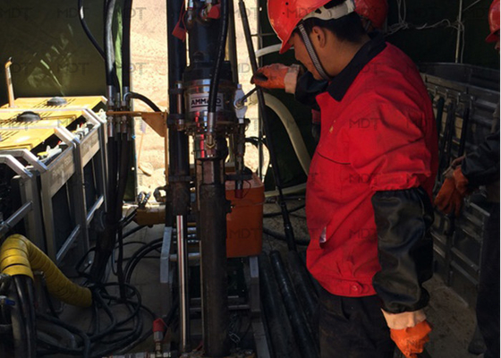 Perfuração de núcleo de teste Rig Diamond Drill Rigs Portable do solo 55KN