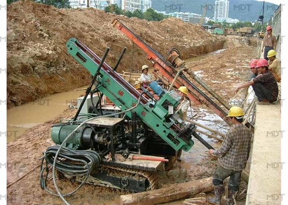 Máquina de Perfuração de Parafuso de Ancoragem Geotécnica Hidráulica 80m de Profundidade