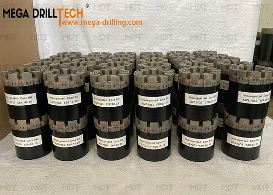 Brocas diamantadas impregnadas NQ3